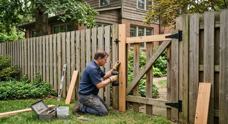 Chain Link Fence Repair Service